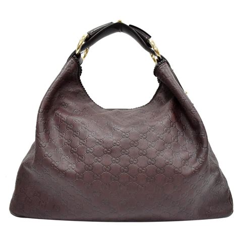 gucci leather horsebit hobo|Gucci hobo bag vintage.